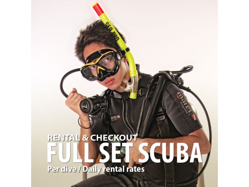 Fullset scuba gear rental